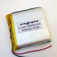 Аккумулятор Li-pol 105050 3.7V 3000mAh PCB