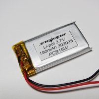 Аккумулятор Li-pol 302035 3.7V 180mAh PCB 15W