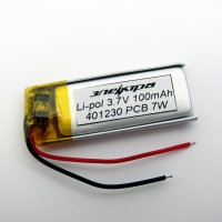 Аккумулятор Li-pol 401230 3.7V 100mAh PCB 7W
