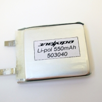 Аккумулятор Li-pol 503040 3.7V 550mAh