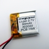 Аккумулятор Li-pol 302020 3.7V 90mAh PCB 15W