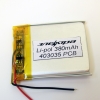 Аккумулятор Li-pol 403035 3.7V 380mAh PCB 24W