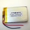 Аккумулятор Li-pol 503450 3.7V 1000mAh PCB 24W