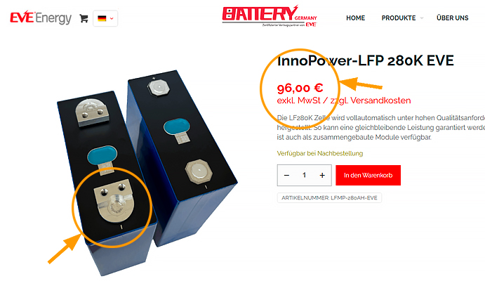 Lifepo4 fake used 68