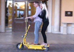 Solar Electric Scooter