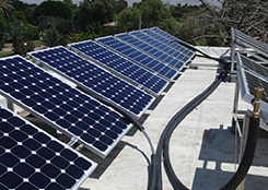 solnechnye paneli s sistemoj ohlazhdenija