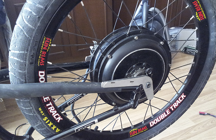 Очистка электровелосипеда от ржавчины-3