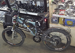 Очистка электровелосипеда от ржавчины